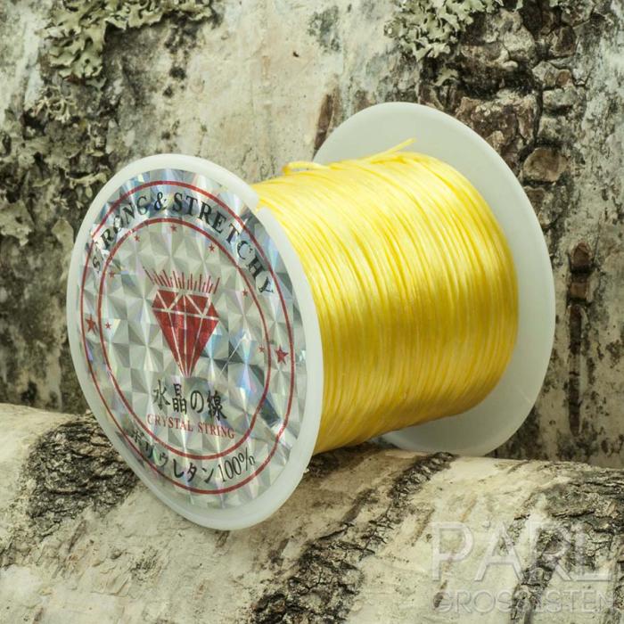 Elastisk tråd 1 mm, Guld (10 m)