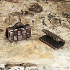 Bandavslut 7x10 mm, Antikkoppar (10st)