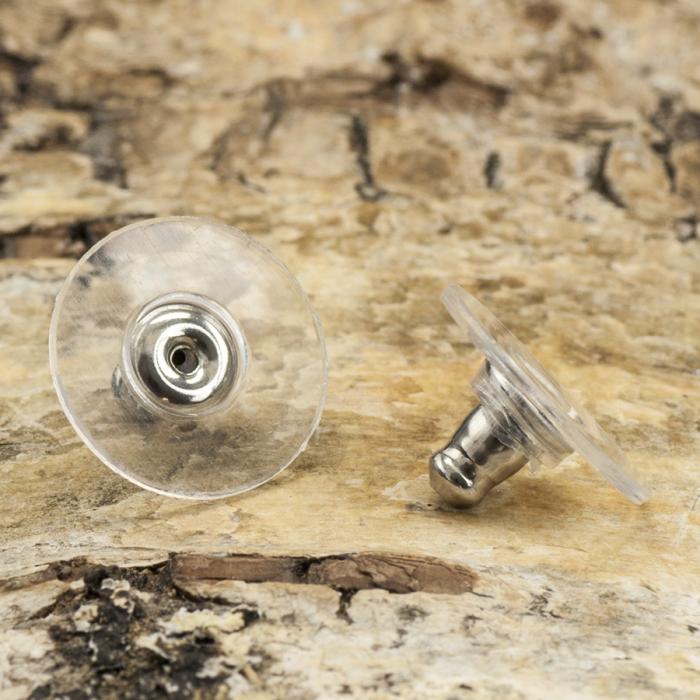 Örstopp i Rostfritt stål med plastskydd 11x6 mm (6st)