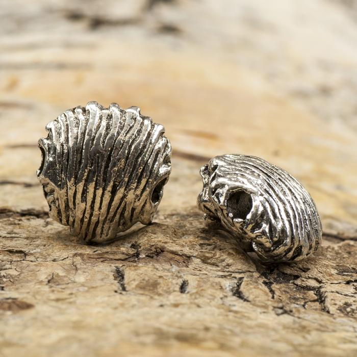 Mellandel Lejon 11x13 mm, Antiksilver (st)