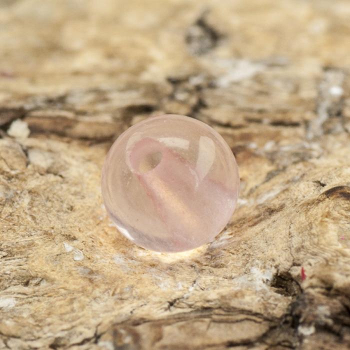 Pärla Rosenkvarts 4-5 mm, Rosa (10st)