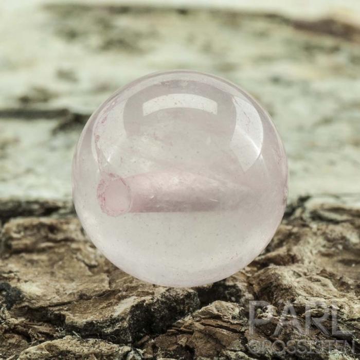 Pärla Rosenkvarts 10-11 mm, Rosa (5st)