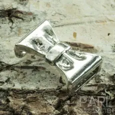 Slider Rosett 24x15 mm, Antiksilver (st)