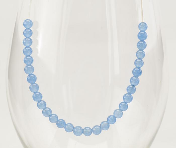 Pärla Malaysia jade 4 mm, Blå (10st)