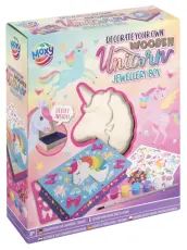 Pysselset Unicorn Smyckesskrin i trä