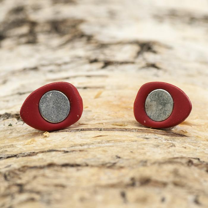Magnetlås Hjärta 16x10,5 mm, Röd (st)