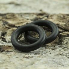 Gummiring 10x1,9 mm hål 6,2 mm, Svart (20st)