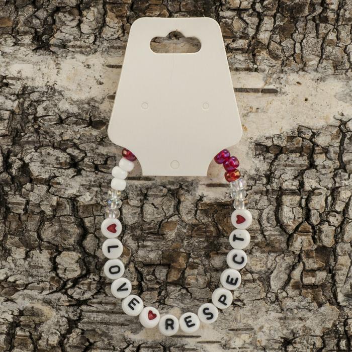 Displaykort för hals- och armband, Vit (20st)