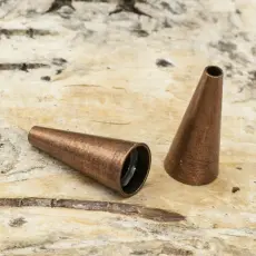 Pärlhållare Kon 5,5x12 mm, Antikkoppar (10st)