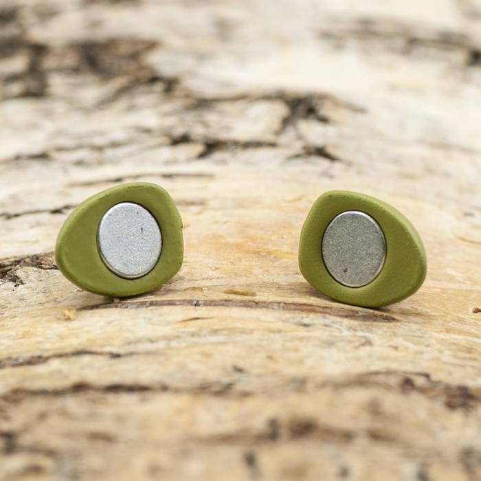 Magnetlås Hjärta 16x10,5 mm, Grön (st)