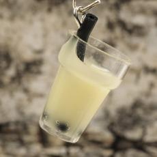 Berlock Bubble Tea 13x25 mm, Creme (st)