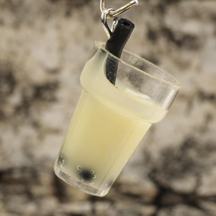 Berlock Bubble Tea 13x25 mm, Creme (st)
