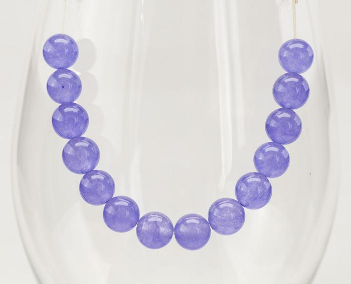 Pärla Malaysia jade 8 mm, Lila (5st)