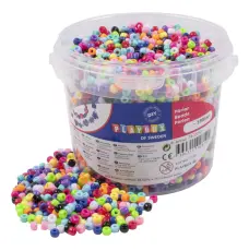 Små kongopärlor 6 mm, Färgmix (5000 st)