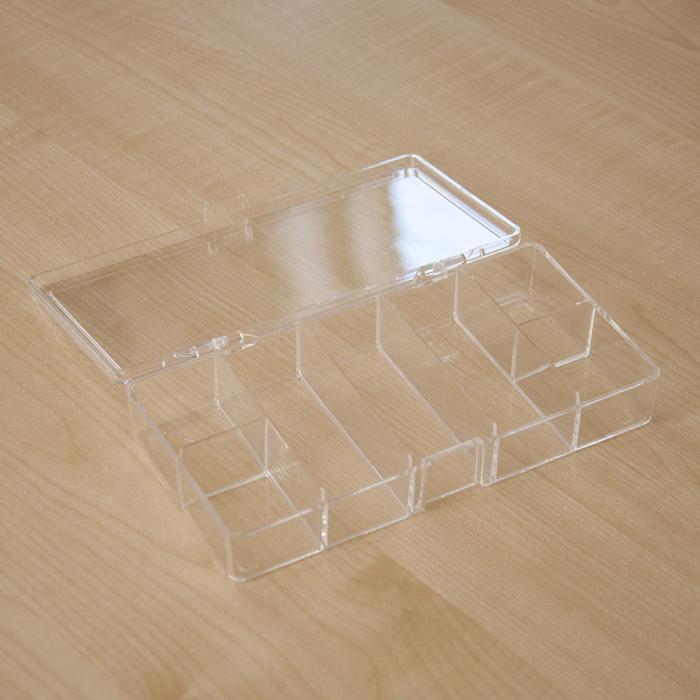 Pärlask 7 fack 85x175x30 mm, Klar (st)