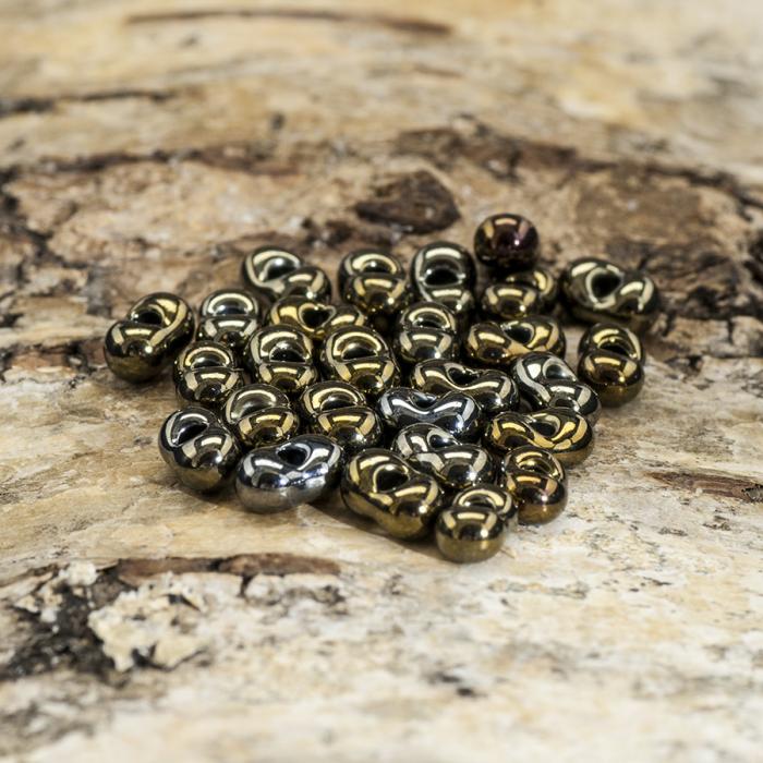 Farfalle Jet-Iris 3x6 mm, Brunmulti (15g)