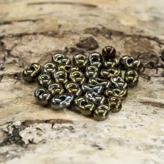 Farfalle Jet-Iris 3x6 mm, Brunmulti (15g)