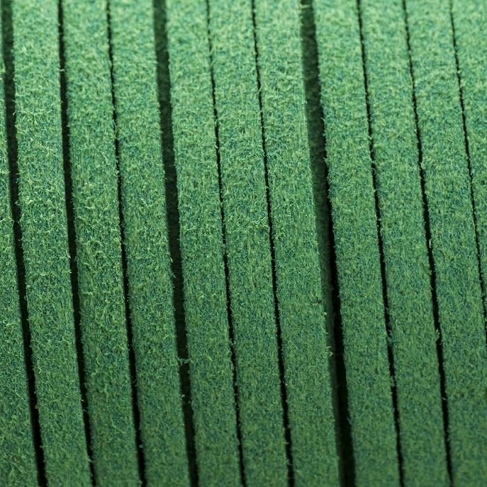 Band mockaimitation Eko 3x1,4 mm, Grön (meter)