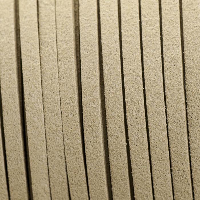 Band mockaimitation Eco 3x1,4 mm, Beige (meter)