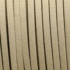 Band mockaimitation Eco 3x1,4 mm, Beige (meter)