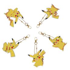 Diamond Painting Nyckelring, Pikachu