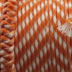 Paracord 550, Orange White Camo (meter)