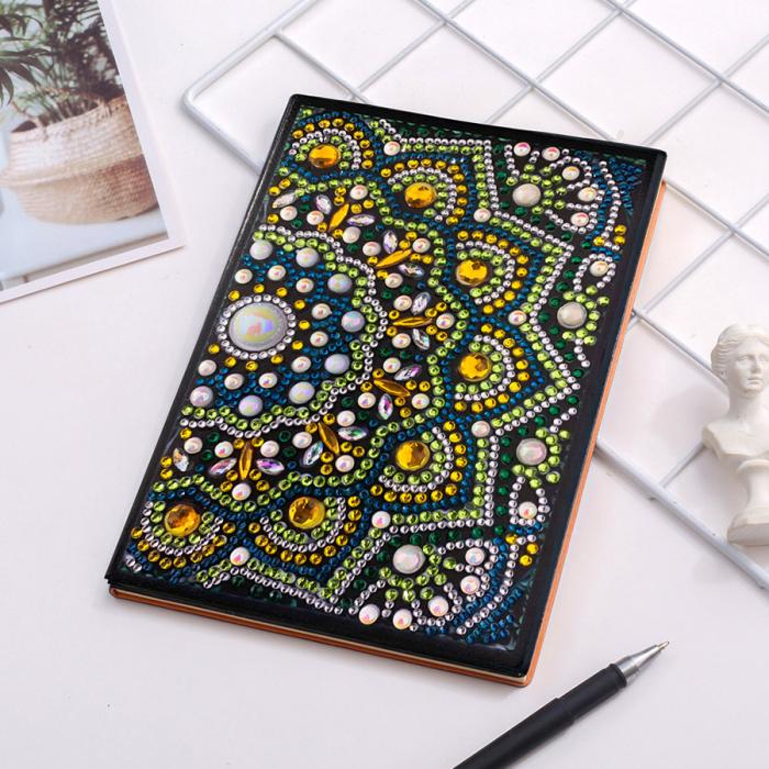 Diamond Painting Skissbok/Anteckningsbok A5, Lotus