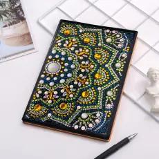 Diamond Painting Skissbok/Anteckningsbok A5, Lotus
