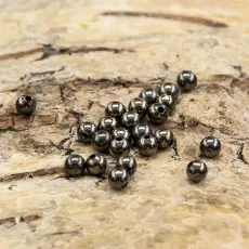 Metallpärla Hematit 3 mm, Hematit (50st)