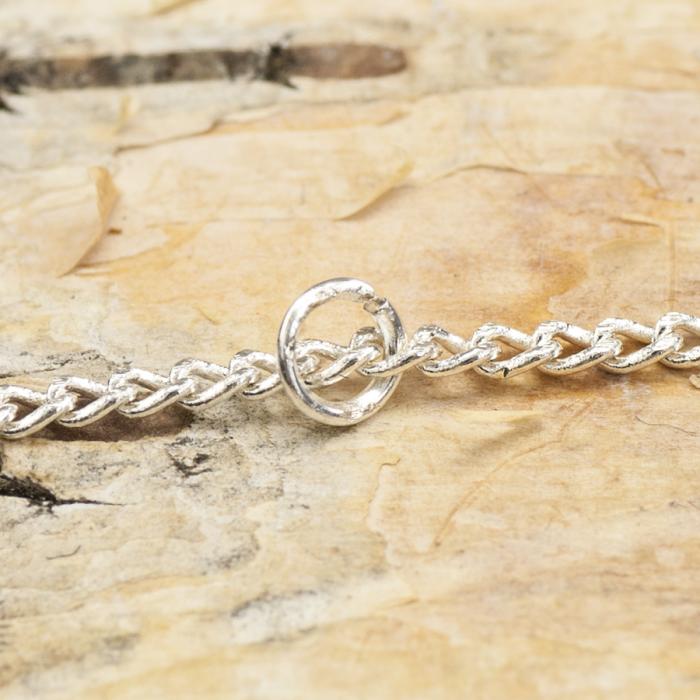 Ring öppningsbar 3 mm, Silverfärg (50st)