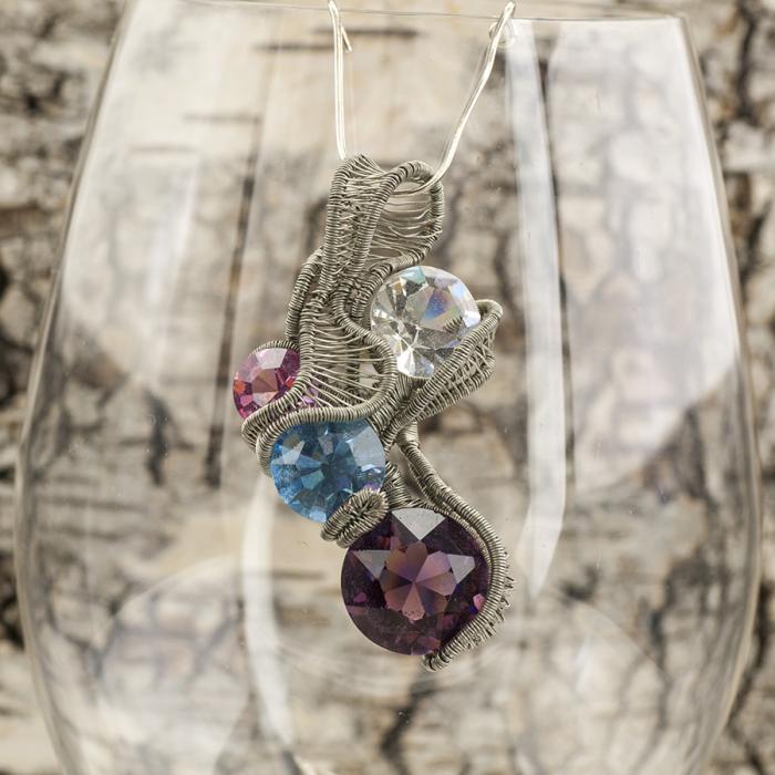 Swarovski Chaton SS39, Aquamarine (1st)