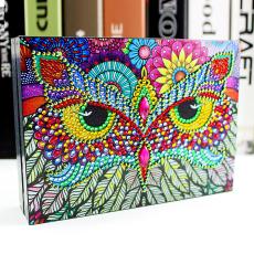 Diamond Painting Smyckeskrin 18 x 13 x 4 cm, Uggla