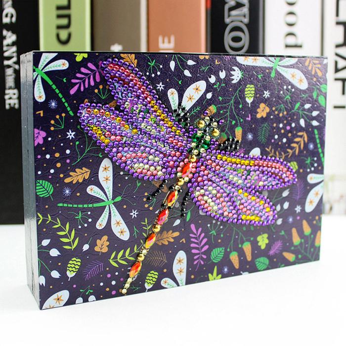 Diamond Painting Smyckeskrin 18 x 13 x 4 cm, Trollslända
