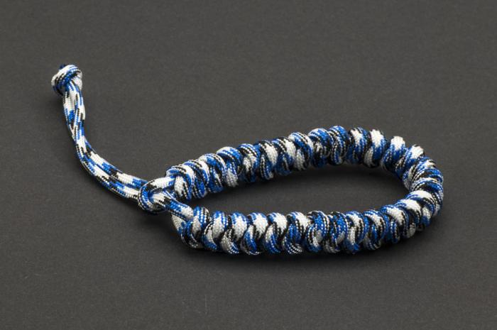 Paracord 550, Blue Black Camo (meter)