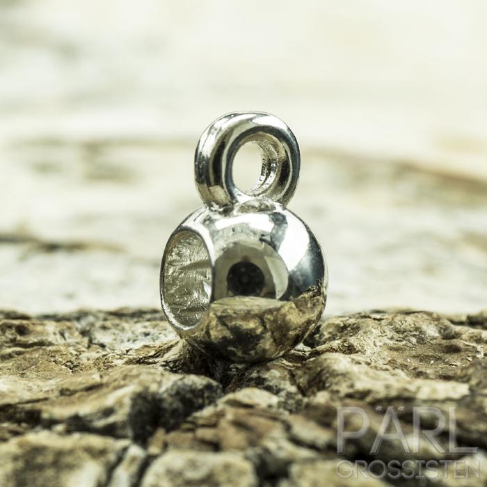 Berlockhållare CCB 9x6 mm, Metallfärg (50st)