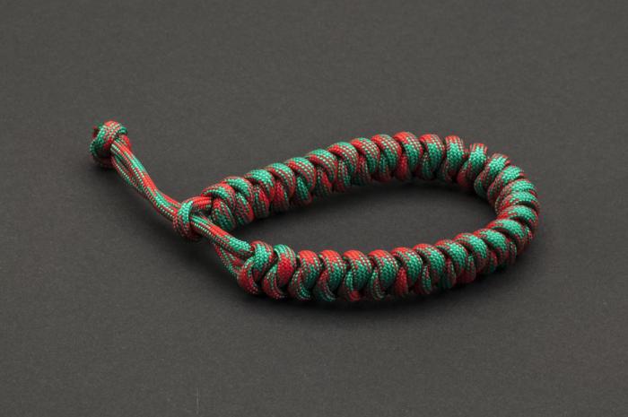 Paracord 550, Emerald Crimson Camo (meter)