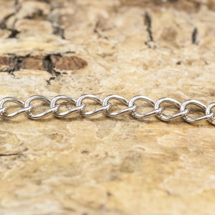 Smyckeskedja i Rostfritt stål 3x4 mm (meter)
