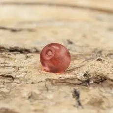 Frostad glaspärla 4 mm, Bordeaux (60st)
