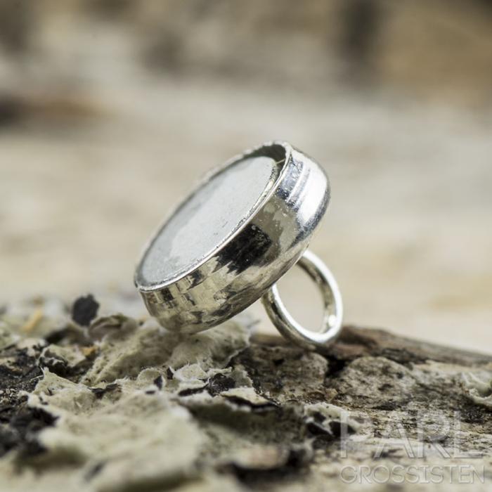 Magnetlås Rondell 10x6 mm. Silverfärg (st)