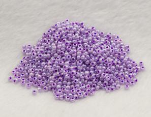 Seed Beads opak lustered 2,6 mm, RosaLila (20g)