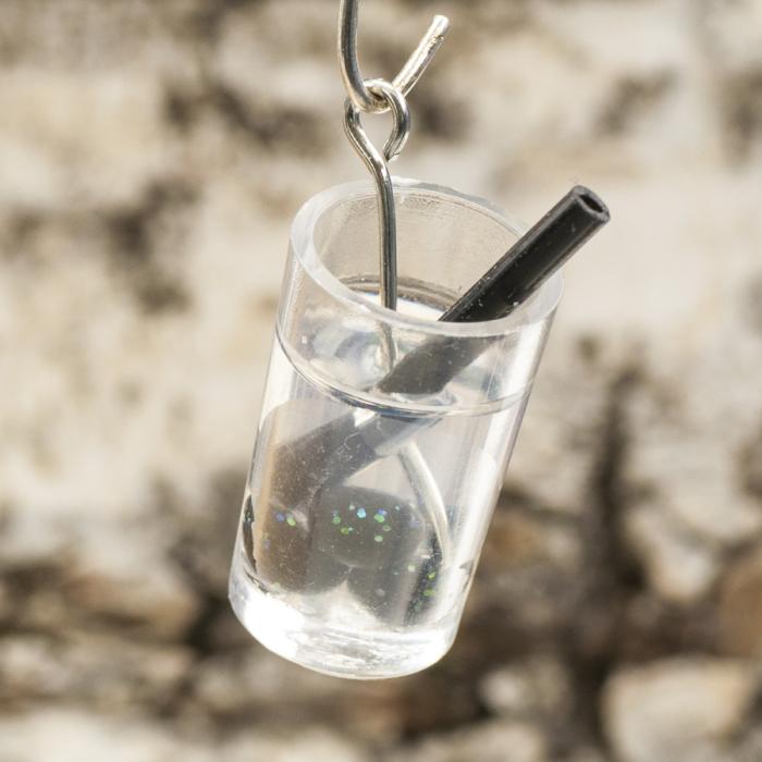 Berlock Drink 11x25 mm, Klar (st)