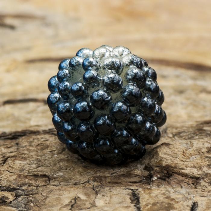 Bubbelpärla 12mm, Blå (5st)