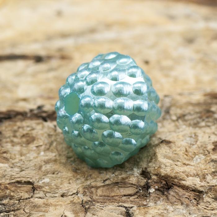 Akrylpärla Bubblor 10x9 mm, Färgmix (15st)
