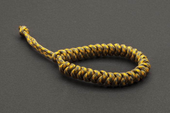 Paracord 550, Grey Orange Quarter (meter)