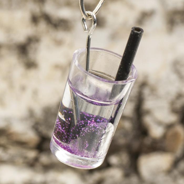 Berlock Drink 11x25 mm, Lila (st)