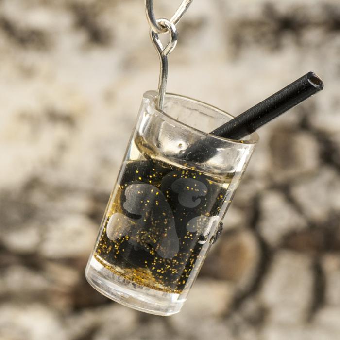 Berlock Drink 11x25 mm, Guld (st)