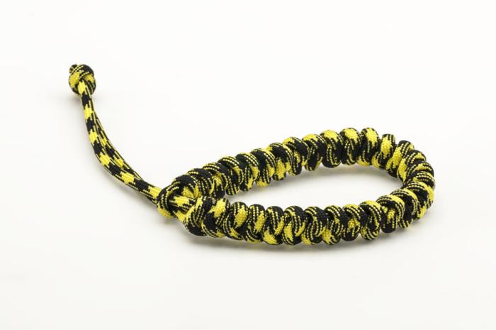Paracord 550, Black Yellow Camo (meter)