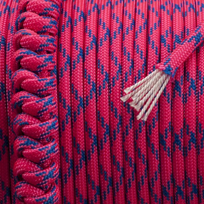 Paracord 550, Pink With Blue X (meter)