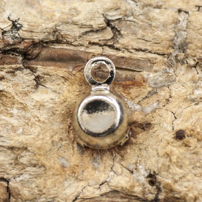 Berlock Strasspärla 4x6 mm, Färgmix (5st)