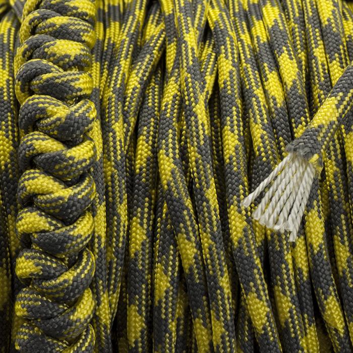 Paracord 550, Grey Yellow (meter)